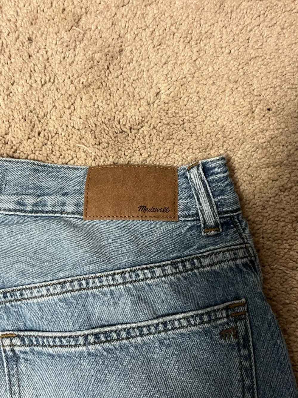 Madewell Dean Easy Straight, Light Wash
